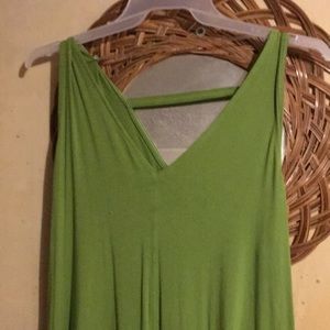 green summer dress